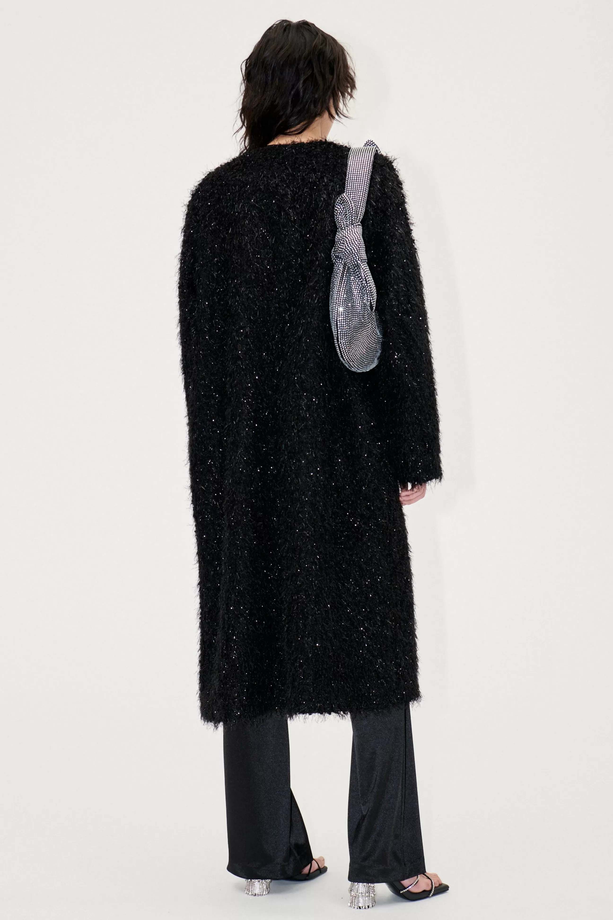 STINE GOYA Alec Coat - Fluffy Black