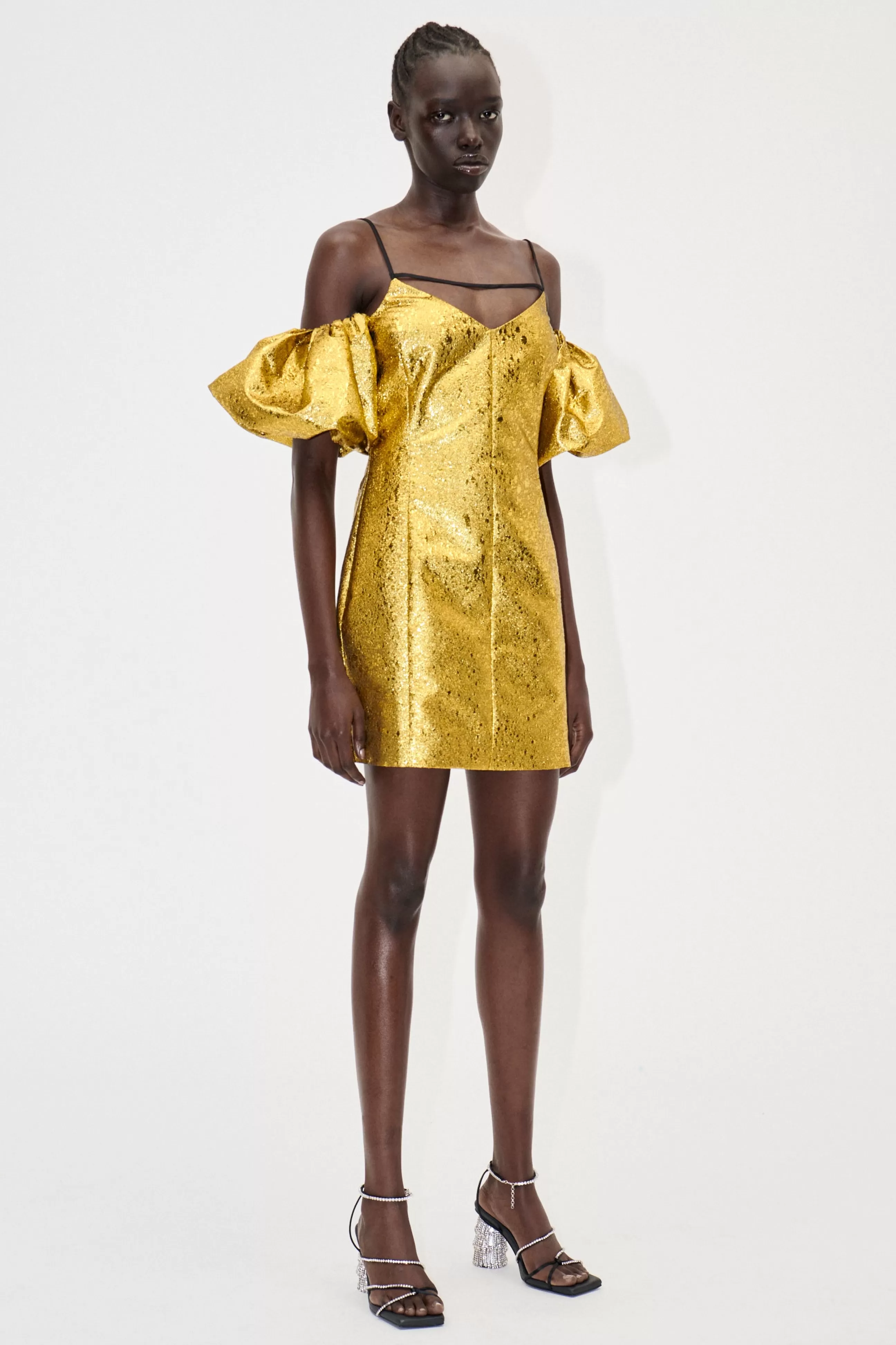 STINE GOYA Brera Dress - Luminescent Gold