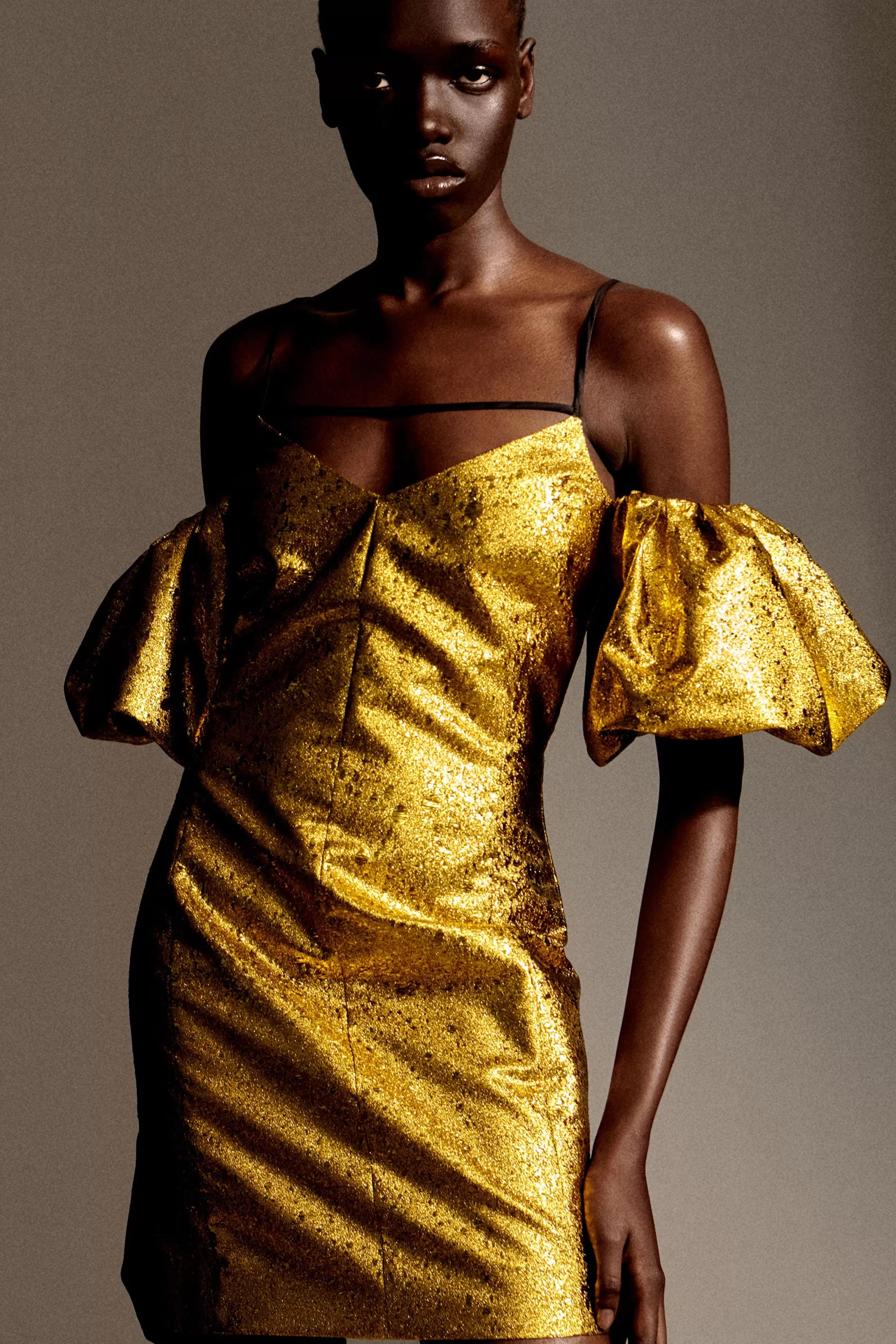 STINE GOYA Brera Dress - Luminescent Gold