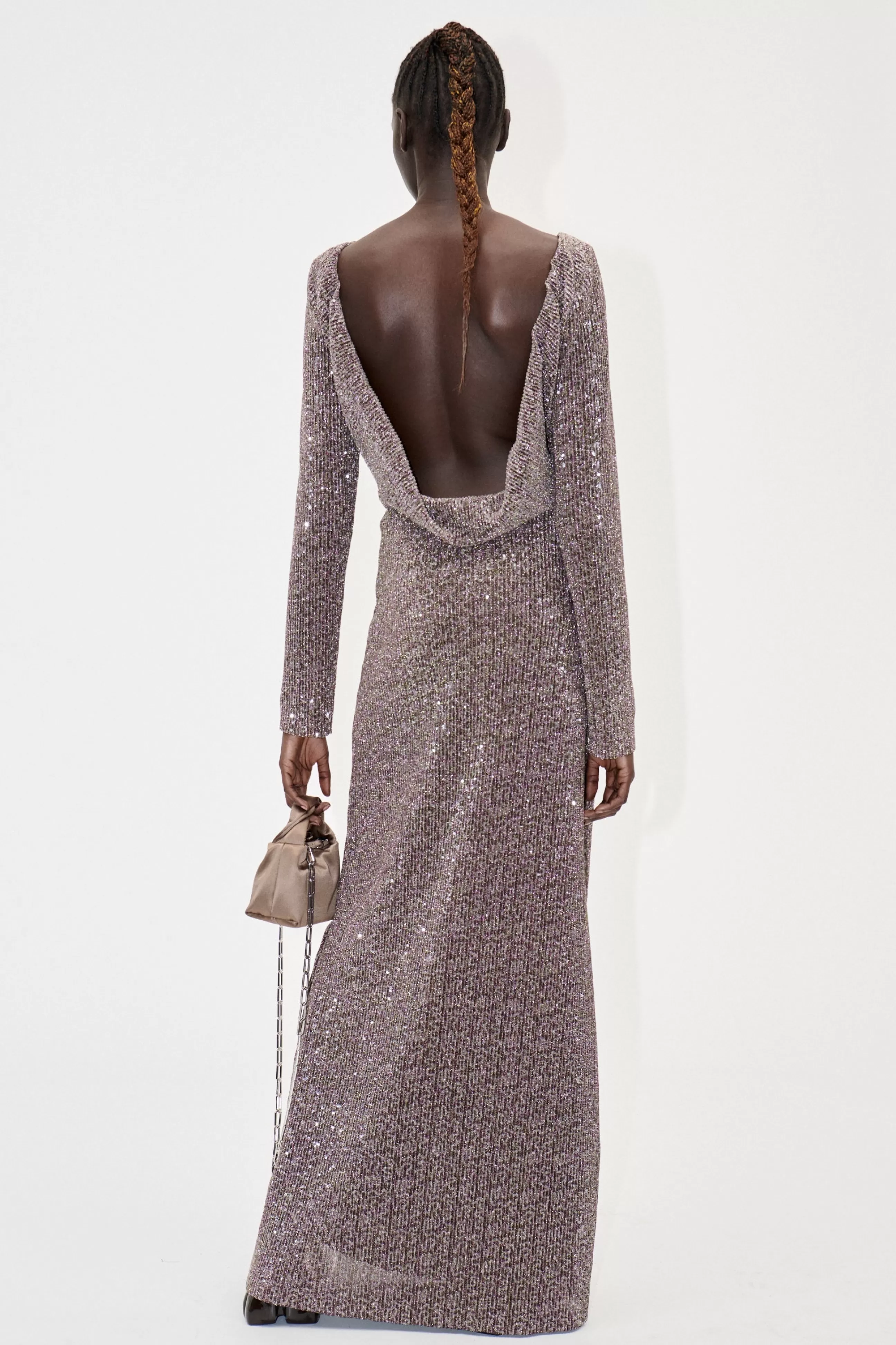 STINE GOYA Carsoni Dress - Holographic Sequin