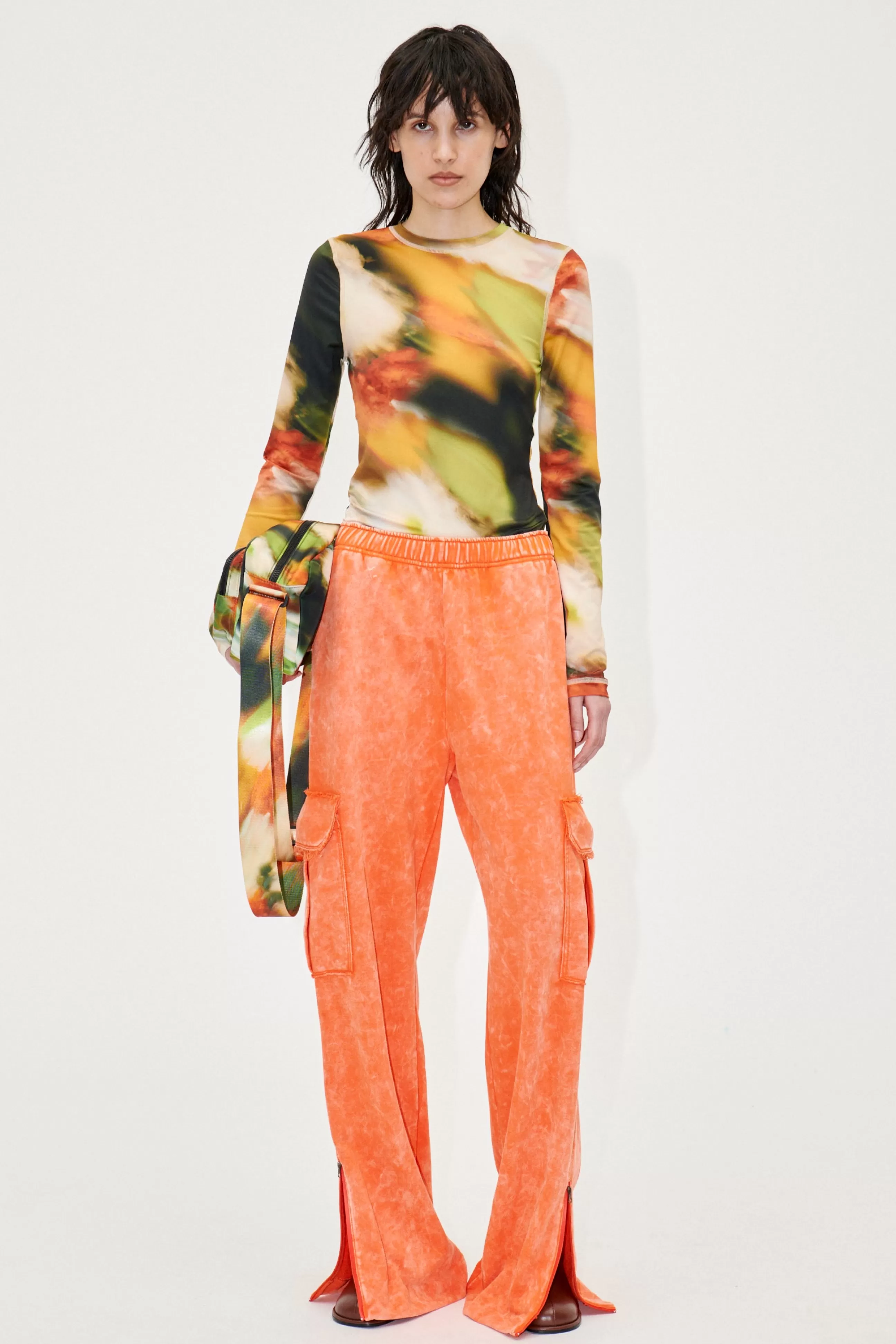 STINE GOYA Juno Blouse - Flowers In Fast Motion