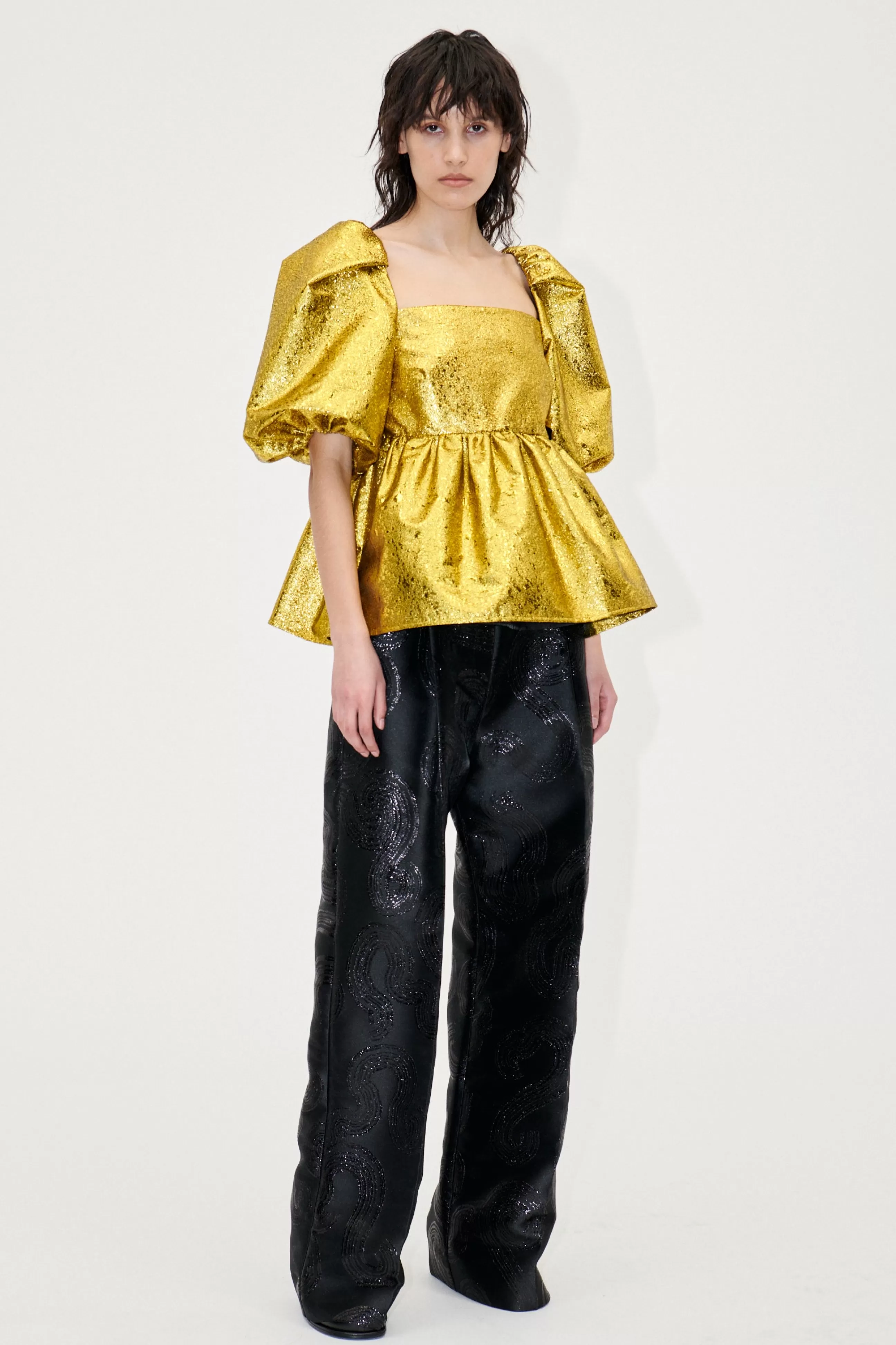 STINE GOYA Kinsley Top - Luminescent Gold