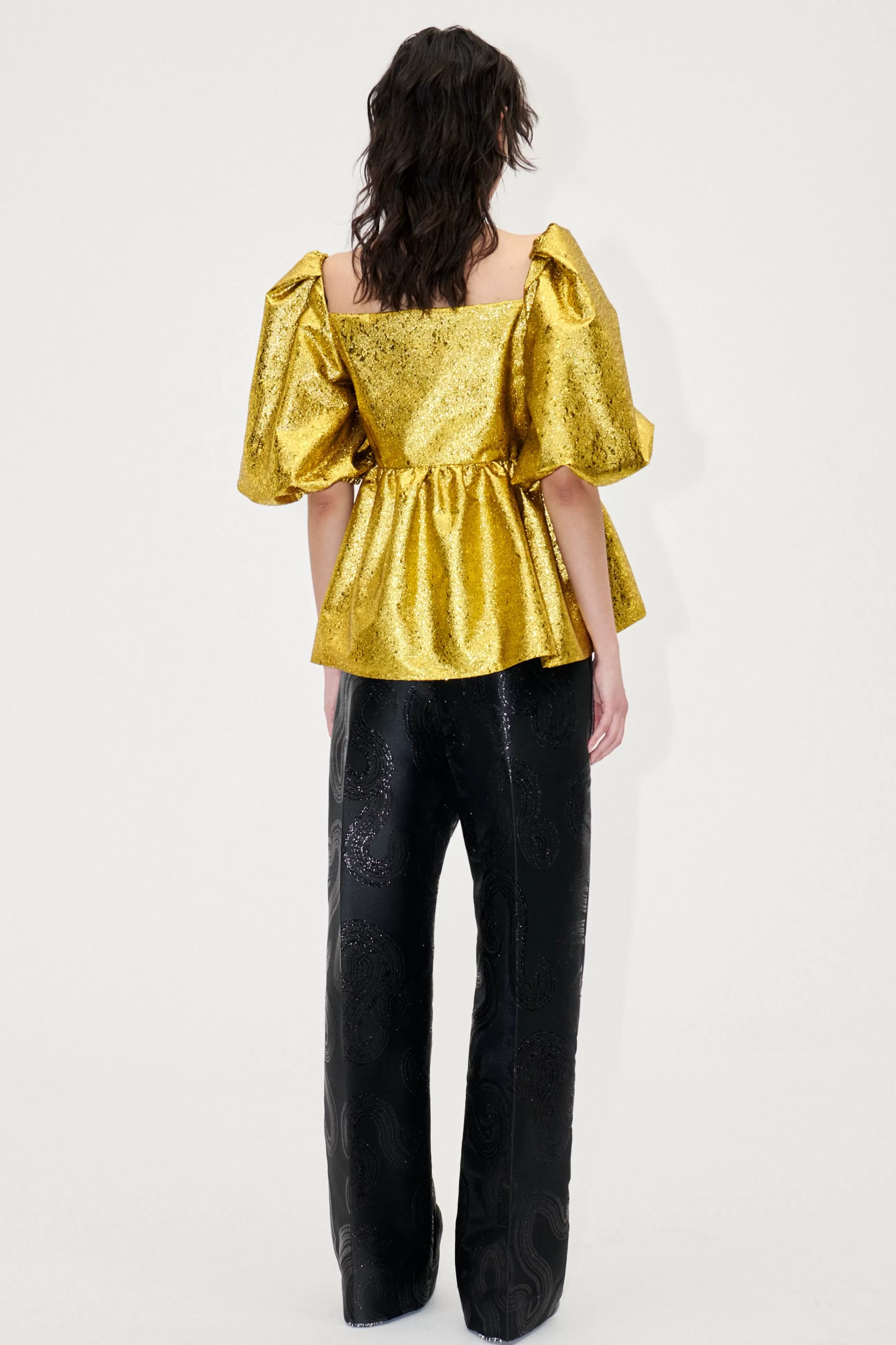 STINE GOYA Kinsley Top - Luminescent Gold