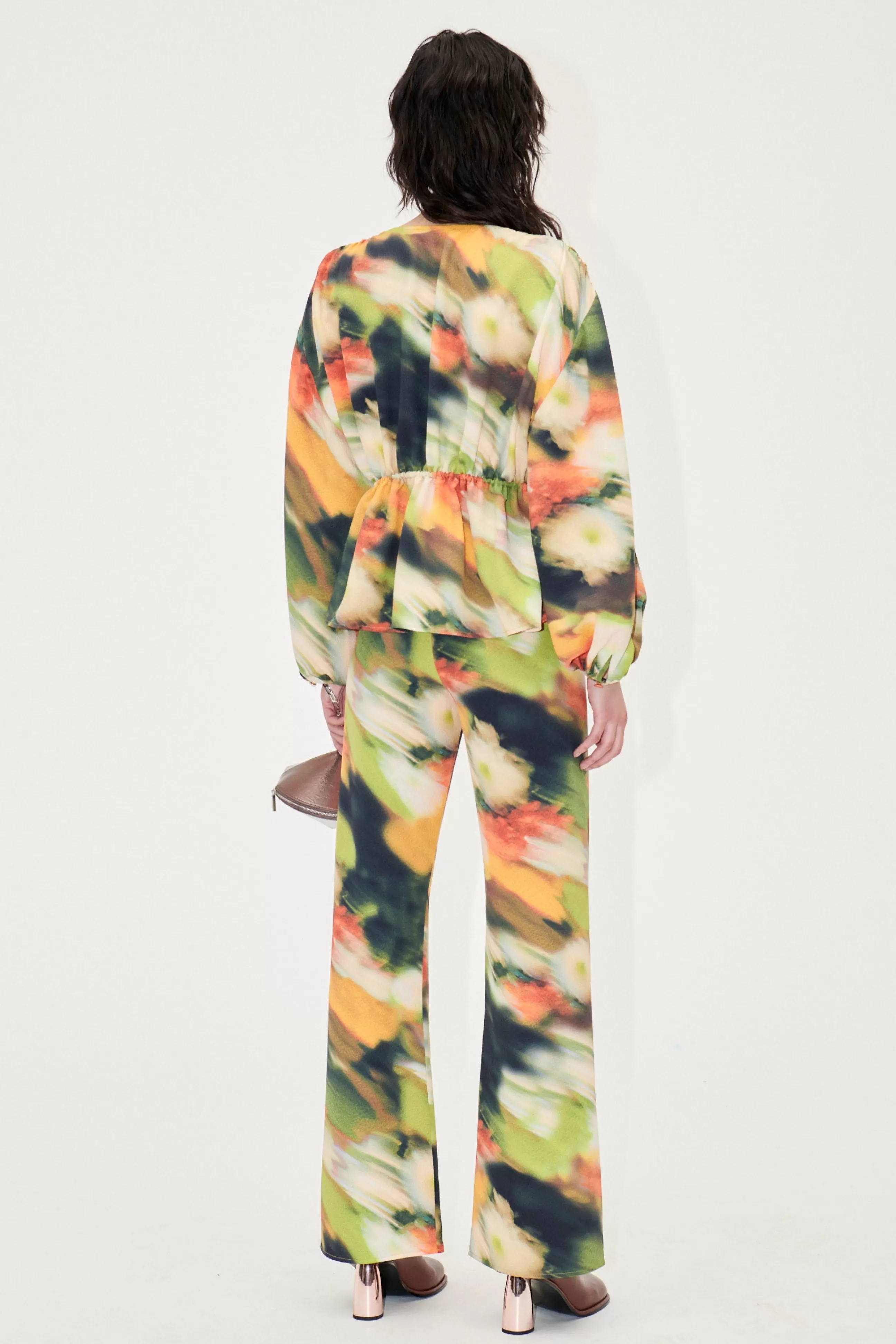 STINE GOYA Marc Pants - Flowers In Fast Motion