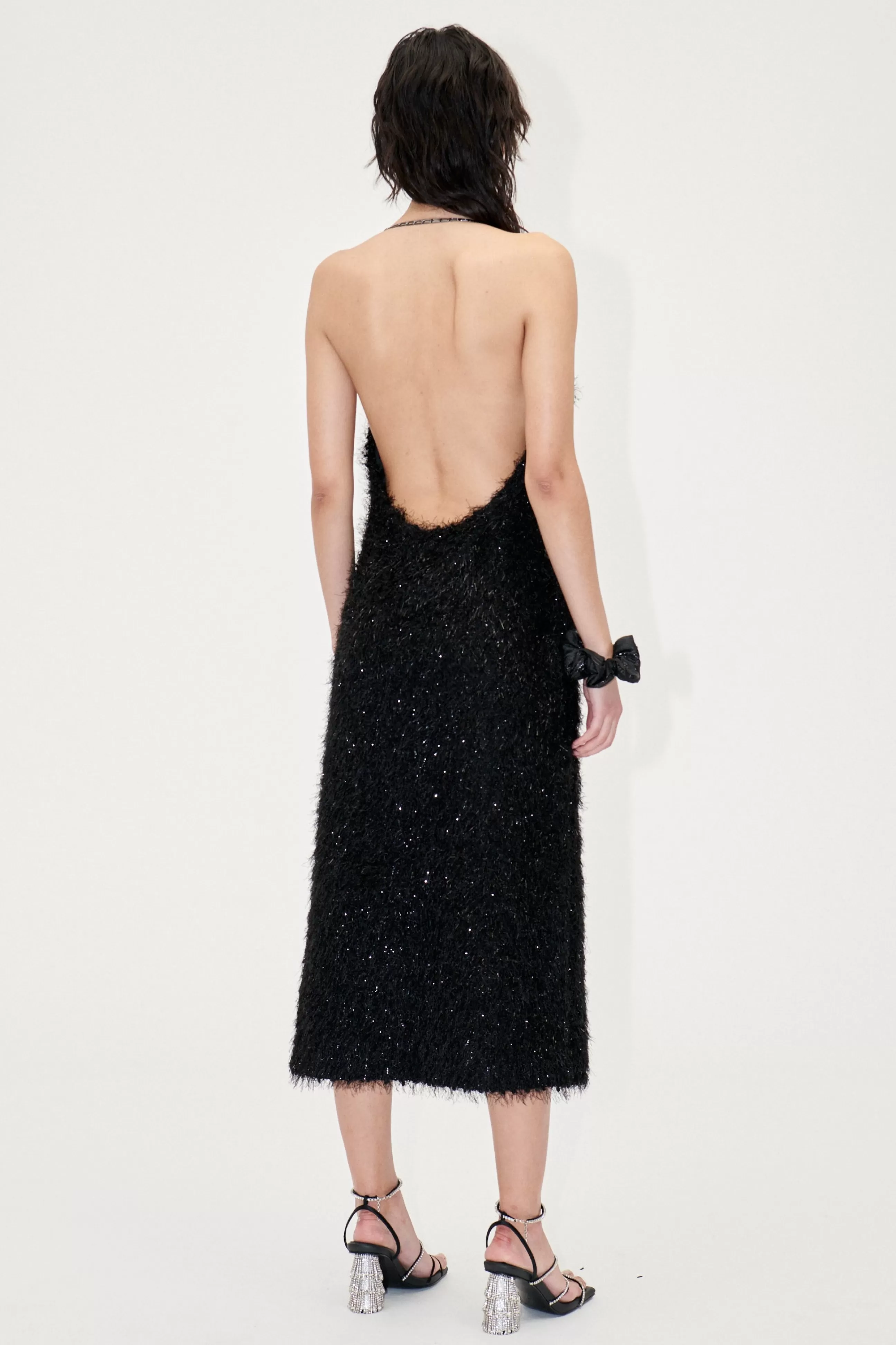 STINE GOYA Promise Dress - Fluffy Black