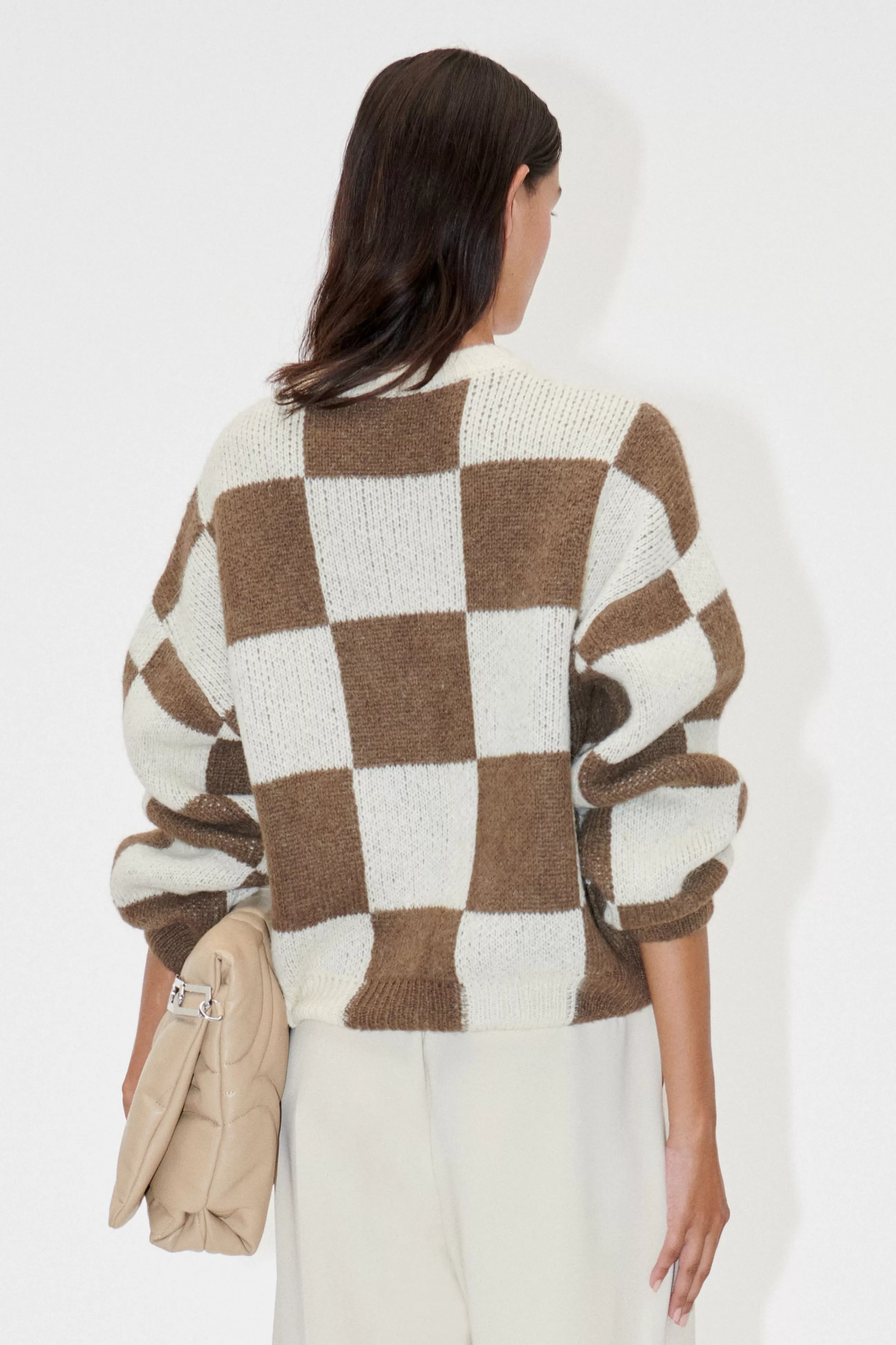 STINE GOYA SGAmara Cardigan - Brown Check