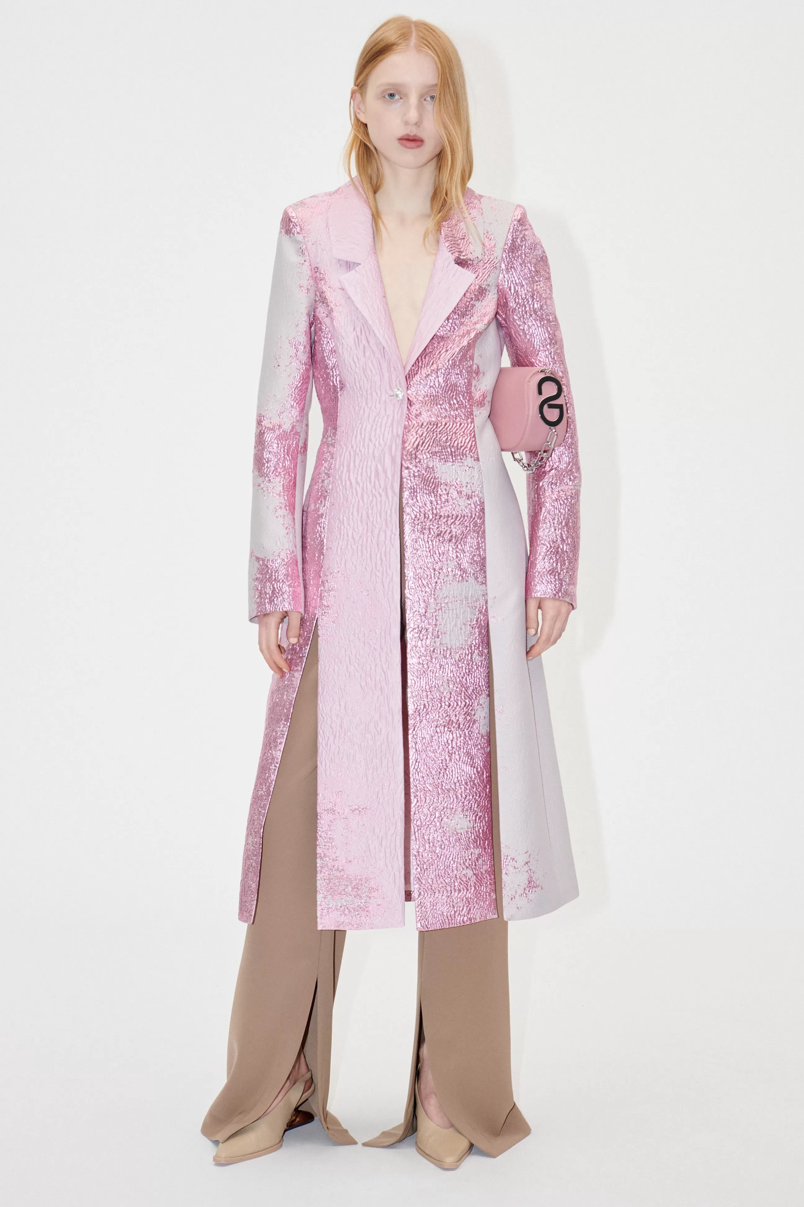 STINE GOYA SGAneta Coat - Impressionist Wild Rose Bloom