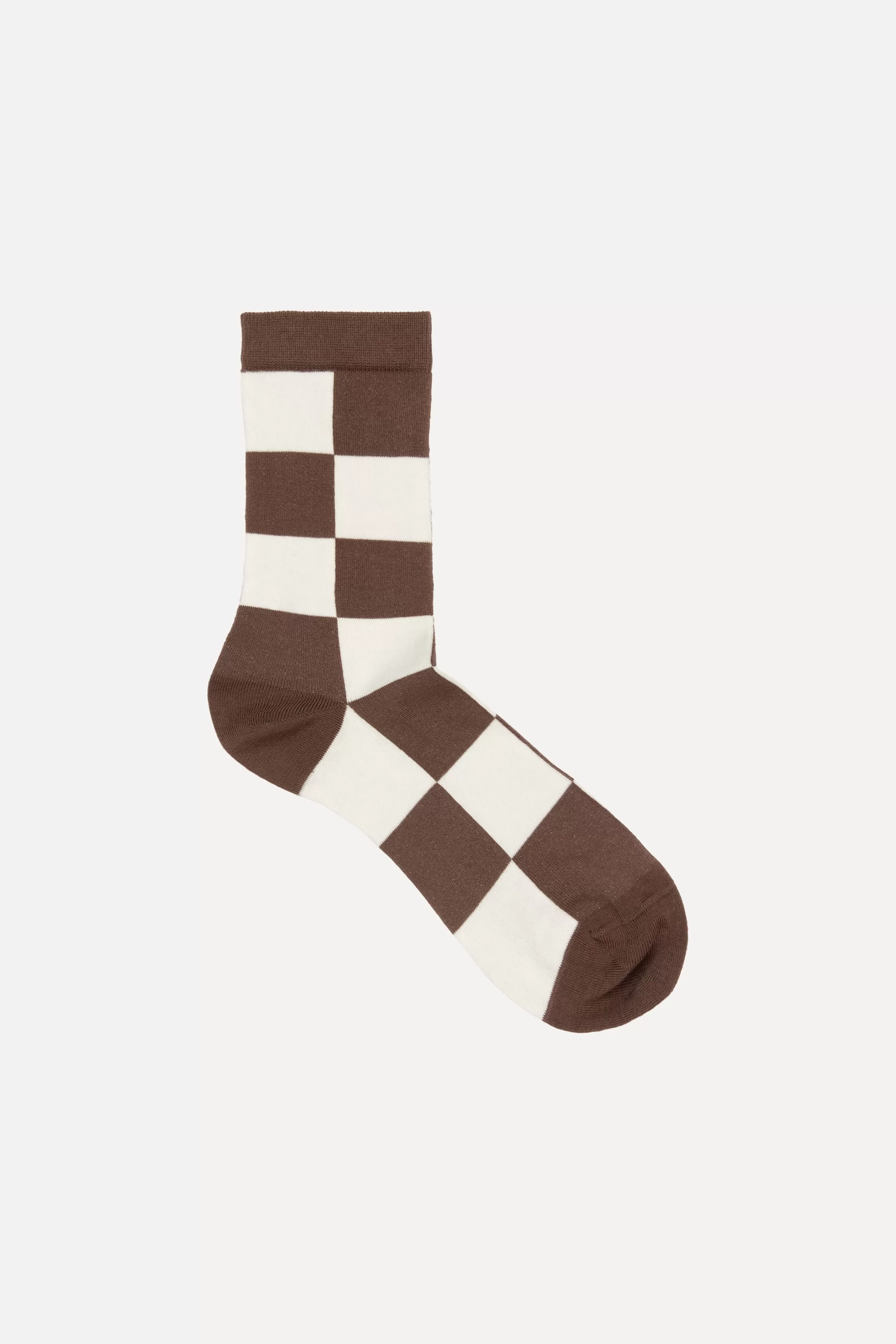 STINE GOYA SGIggy Socks - Brown Check