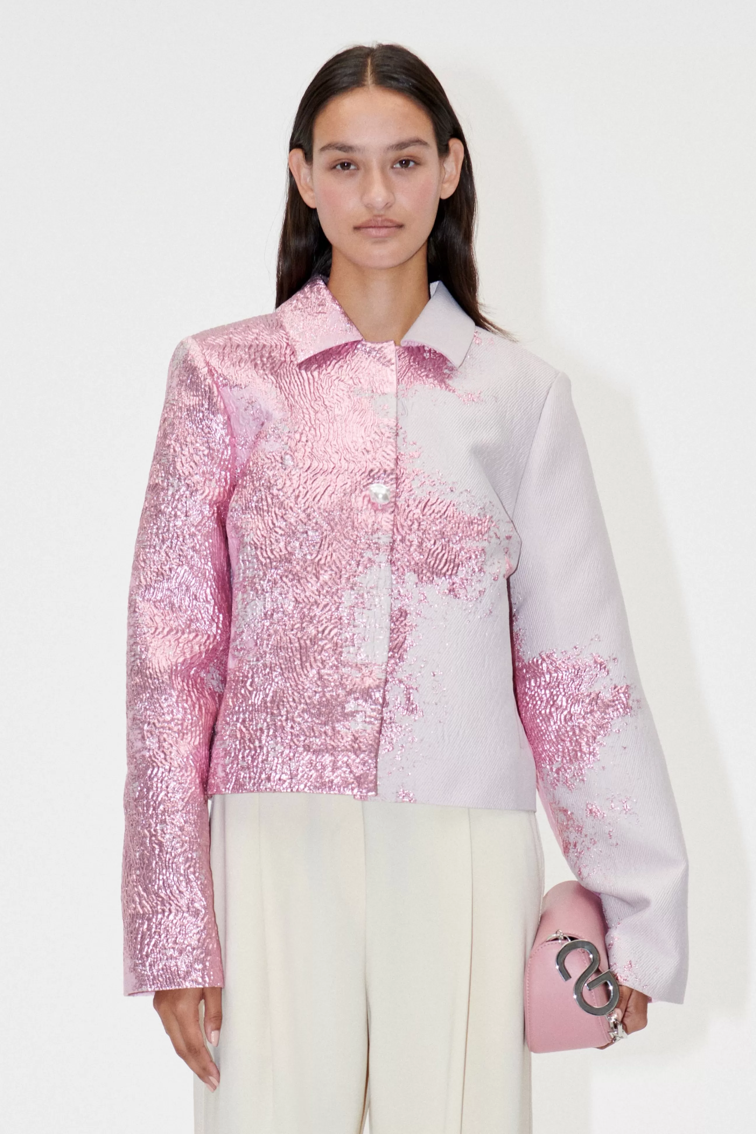 STINE GOYA SGKiana Jacket - Impressionist Wild Rose Bloom