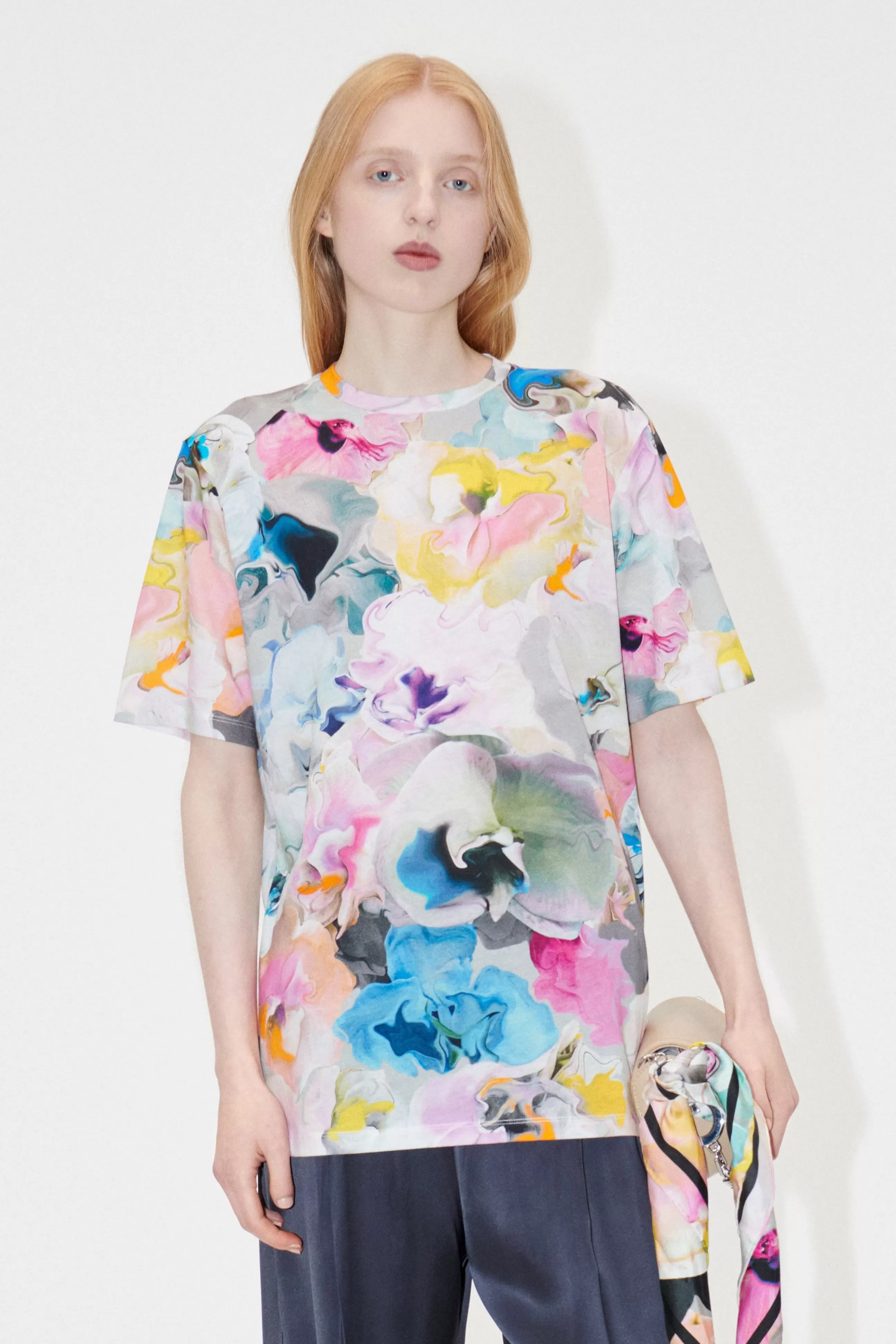 STINE GOYA SGMargila T-shirt - Liquified Orchid