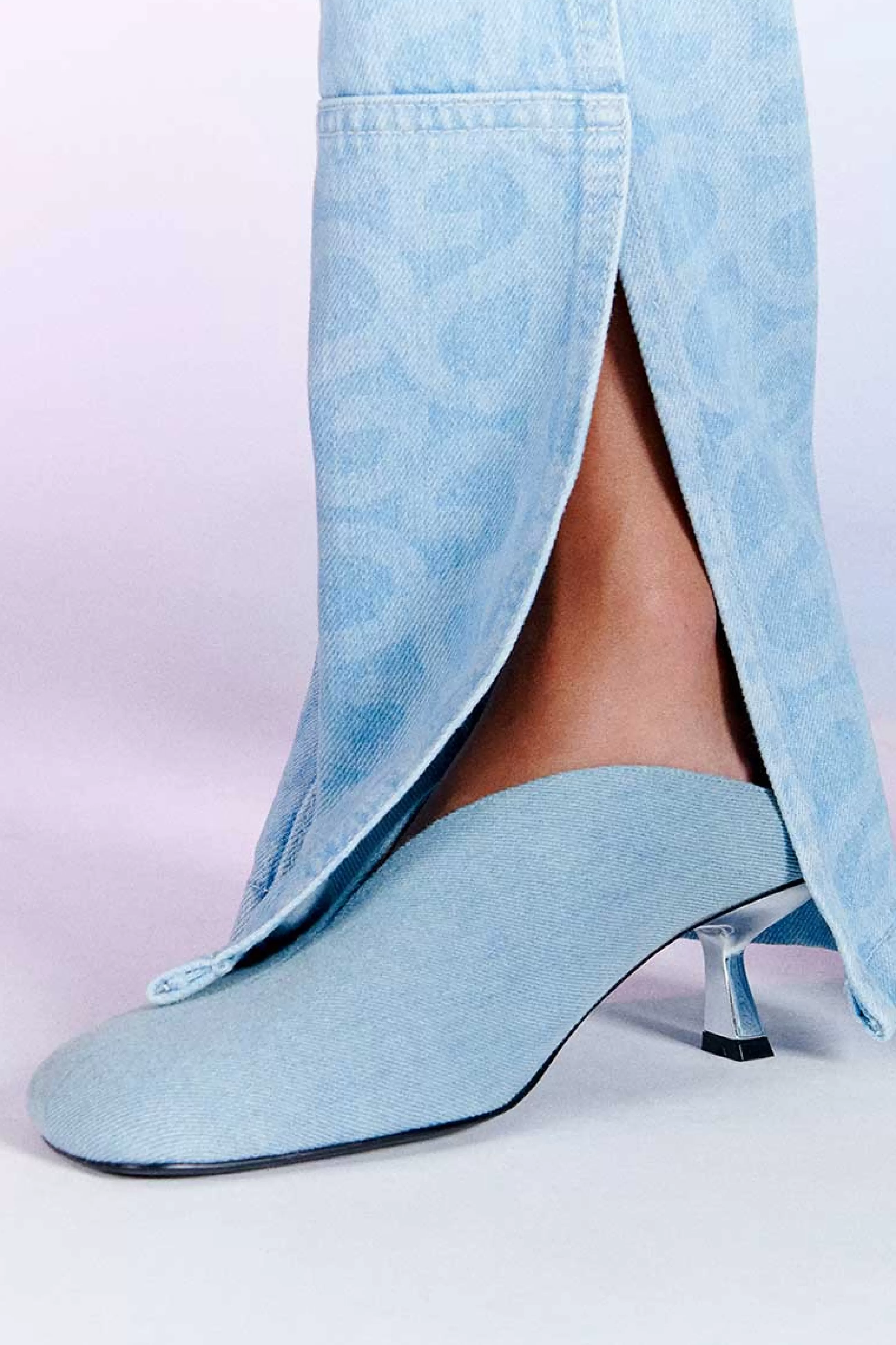 STINE GOYA SGMonaco Heels - Sky Denim