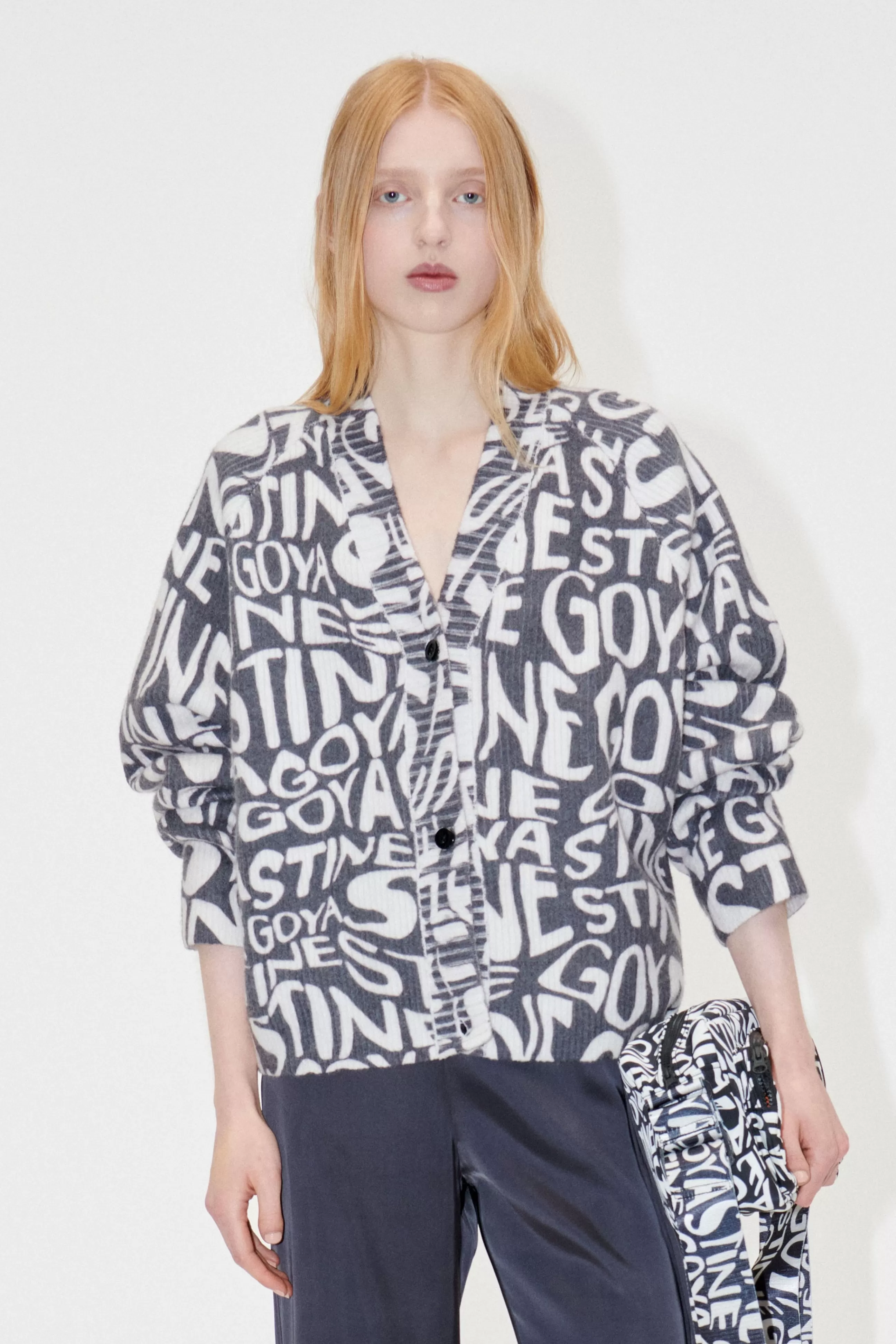 STINE GOYA SGReba Cardigan - Liquified Logo