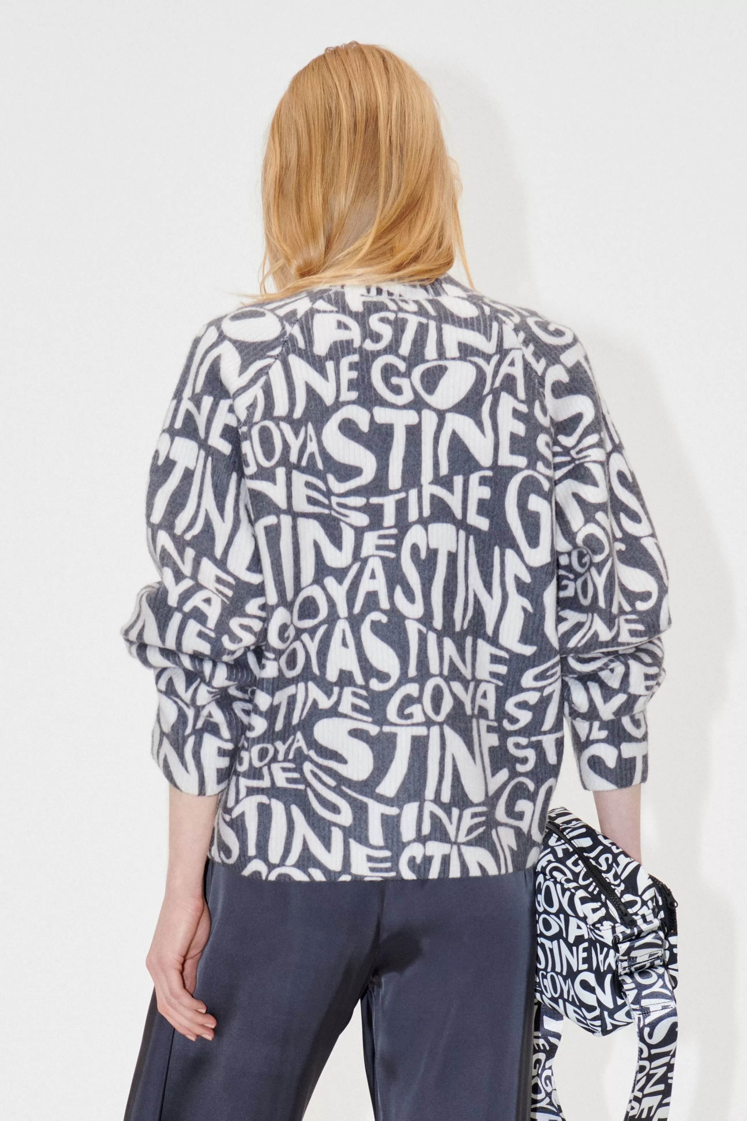 STINE GOYA SGReba Cardigan - Liquified Logo