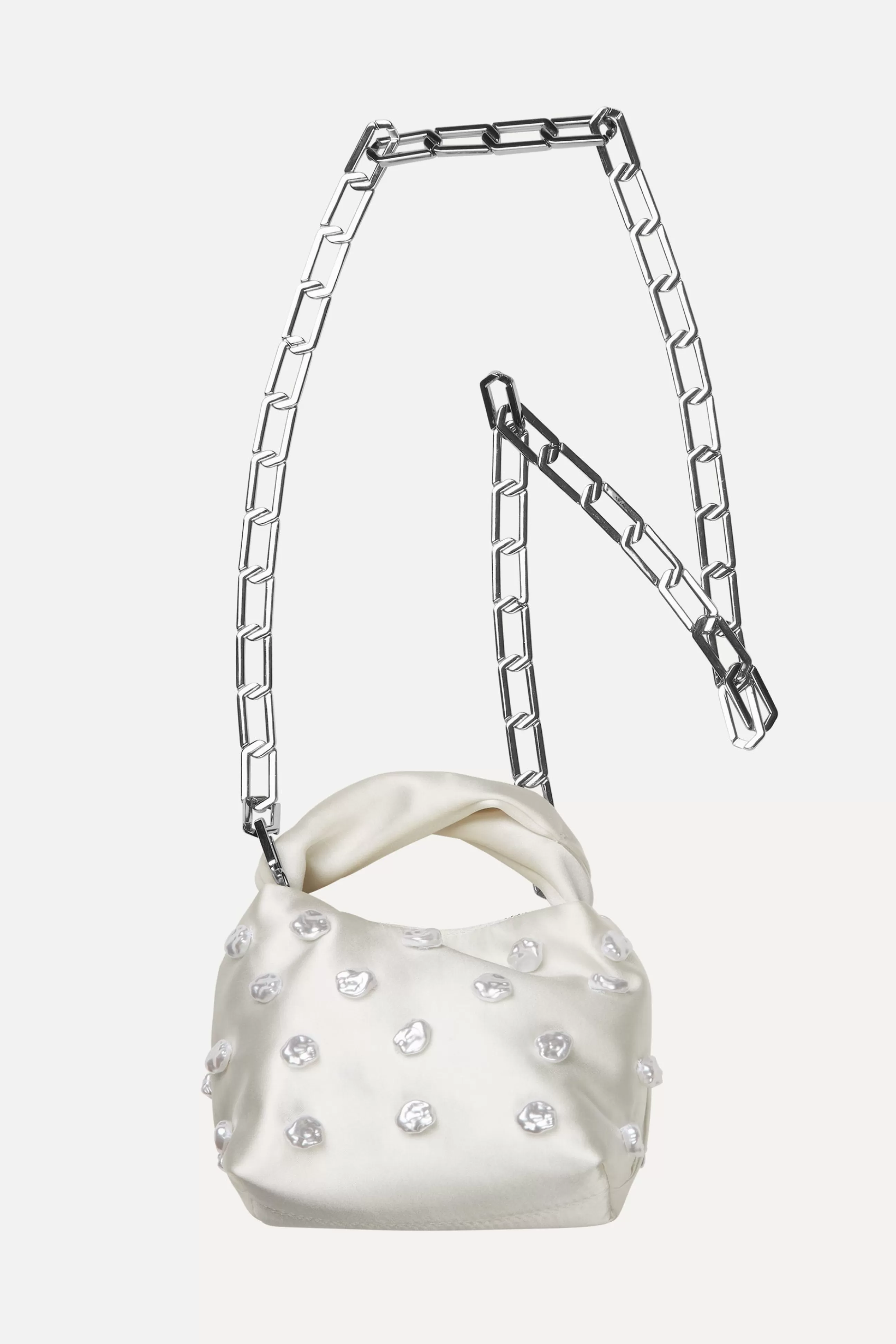 STINE GOYA SGZiggy Micro Bag - Embellished Pearl Satin