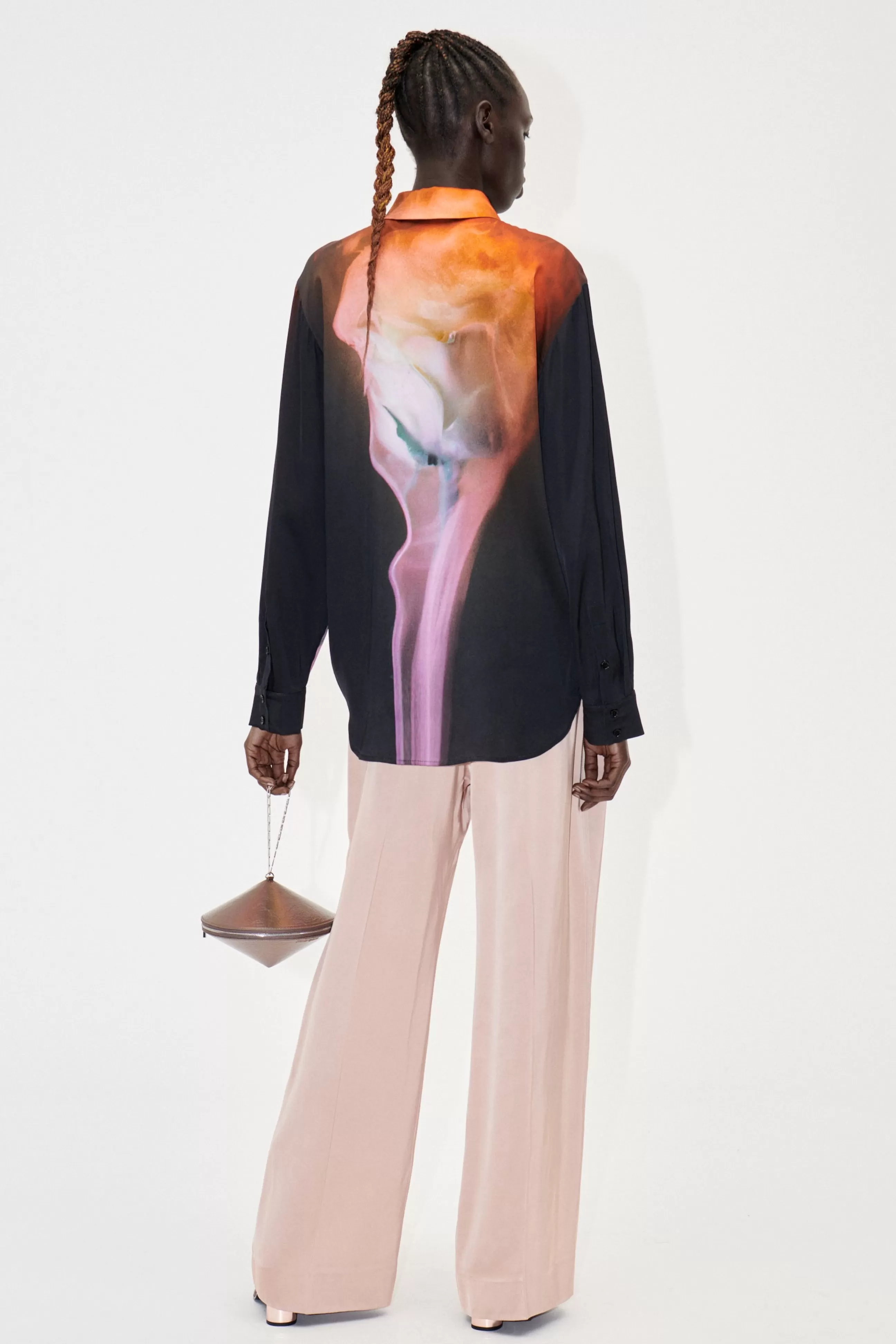 STINE GOYA Sophia Shirt - Rose On fire